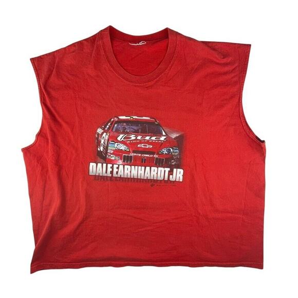 Dale Earnhardt Jr. Budweiser Racing Nascar 2000s vintage sleeveless t-shirt - Picture 1 of 4